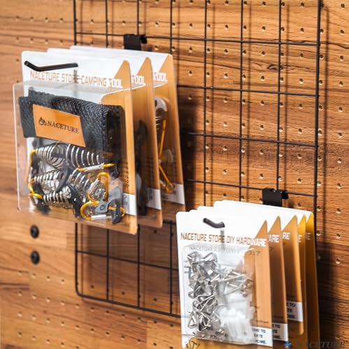 24 Durable Double Gridwall Hooks - 6 Inch