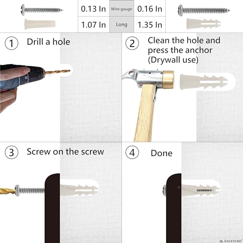 521-Piece Picture Hanging Kit with Drywall Anchors