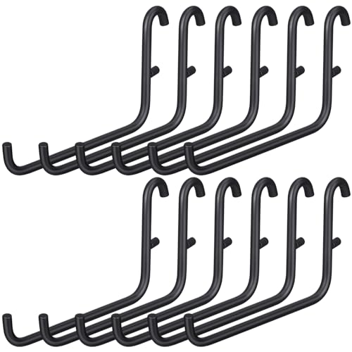 GlikCeil 12 Pcs Waterproof Pegboard Hooks Set