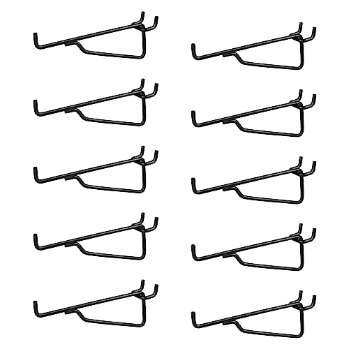 G.CORE 10-Pack 6" Pegboard Shelf Hooks