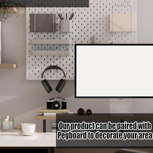 GlikCeil 12 Pcs Waterproof Pegboard Hooks Set