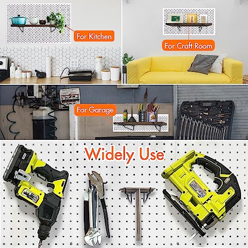 G.CORE 10-Pack 6" Pegboard Shelf Hooks
