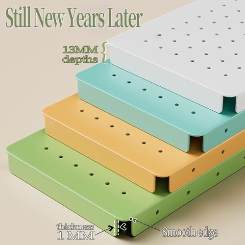 Heavy-Duty Metal Pegboard Organizer with Hooks