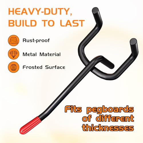 Onsski 50-Pack Pegboard Hooks for Tool Organization