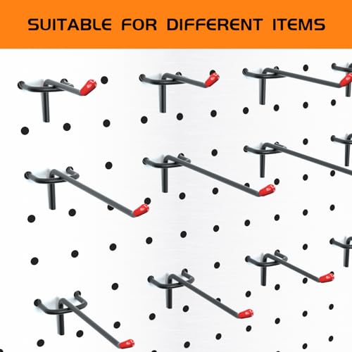 Onsski 50-Pack Pegboard Hooks for Tool Organization