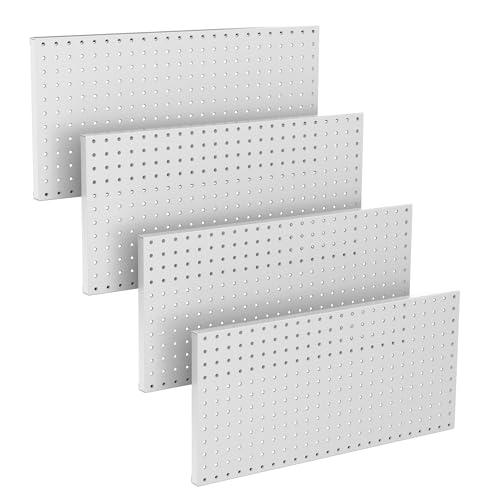 TORACK 4-Piece Metal Pegboard Panels for Organizing