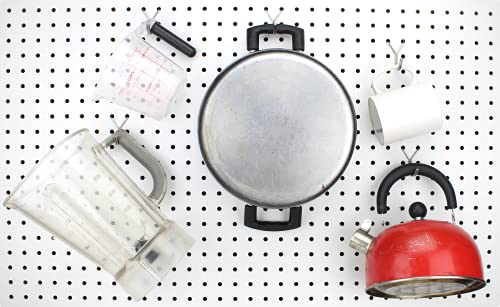 50-Pack 1.5in Zinc Plated Pegboard J-Hooks