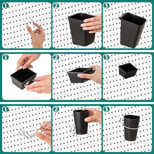 14-Piece Pegboard Organizer Accessories Kit