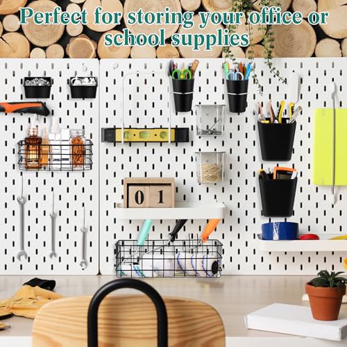 14-Piece Pegboard Organizer Accessories Kit
