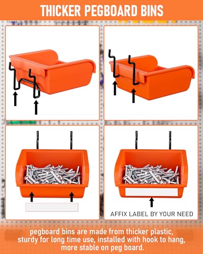 276PCS Heavy Duty Pegboard Organizer Kit