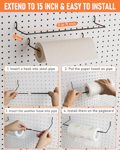 276PCS Heavy Duty Pegboard Organizer Kit