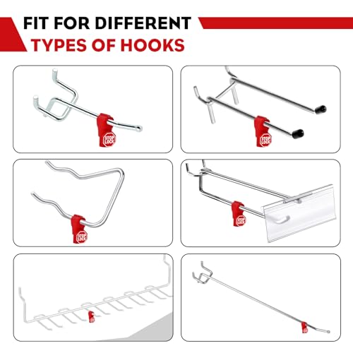 YeeBeny 6mm Plastic Peg Hook Security Locks