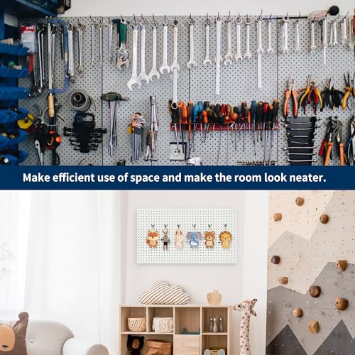 120 Pcs Heavy-Duty Black Pegboard Hooks