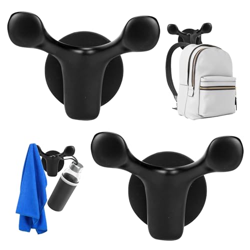2PCS Heavy Duty Magnetic Hooks for Metal Surfaces