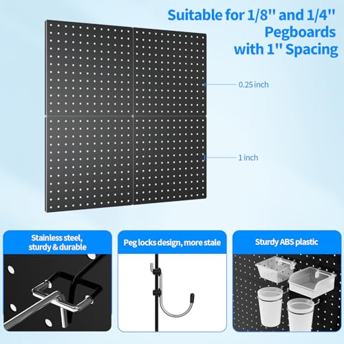 Heavy Duty 78-Piece Metal Pegboard Kit