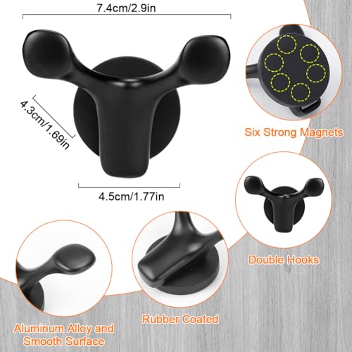 2PCS Heavy Duty Magnetic Hooks for Metal Surfaces
