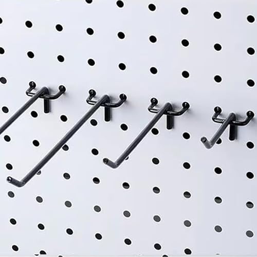 25-Pack Heavy Duty Pegboard Hooks for Organizing