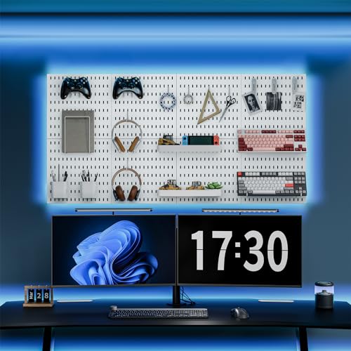 MULSAME Wall Mounted Pegboard Storage Kit