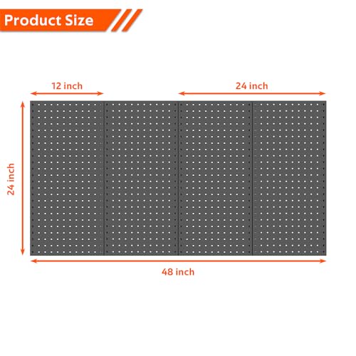 Ultrawall 4 Metal Pegboard Panels for Tool Storage