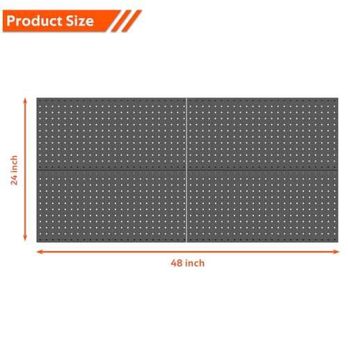 Ultrawall 4 Metal Pegboard Panels for Tool Storage