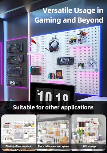 Zestify Versatile Black Pegboard Organization Kit
