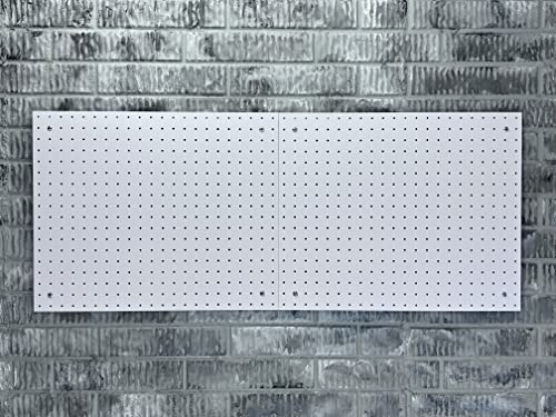 Triton Polypropylene Pegboards, 22"x18", White (2-Pack)