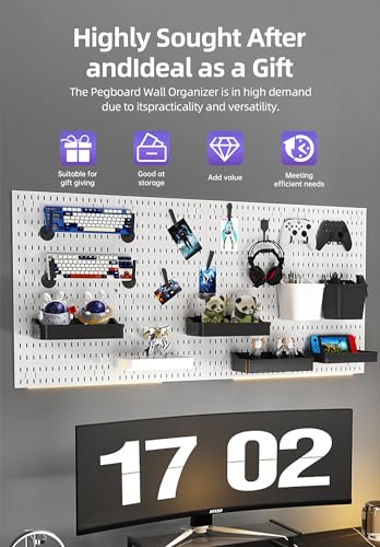 Zestify Versatile Black Pegboard Organization Kit