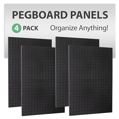 USA-Made Plastic Pegboard Wall Organizer Kit