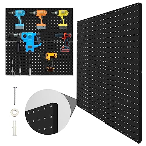 4 Pack Heavy Duty Metal Pegboard Panels