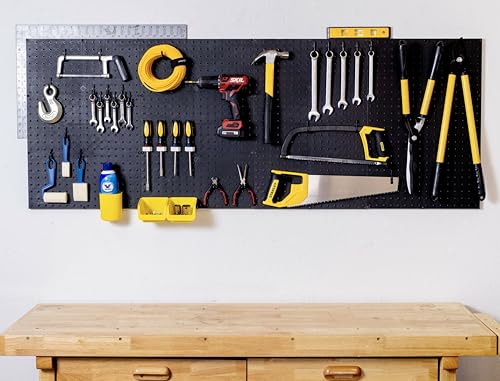 USA-Made Plastic Pegboard Wall Organizer Kit