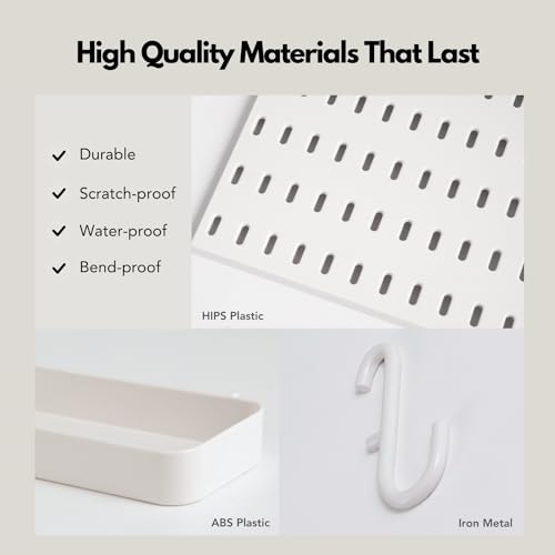 Modular Pegboard Kit for Organized Storage Solutions