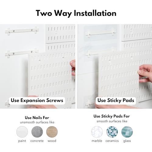 Modular Pegboard Kit for Organized Storage Solutions