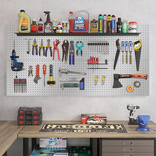 TIDIHAUSE 4-Pack Black 10x10 Inch Pegboard Kits