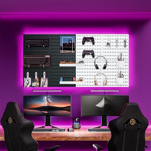 RIVTUN Pegboard Organizer Kit with 20 Accessories