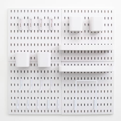 RIVTUN Pegboard Organizer Kit with 20 Accessories