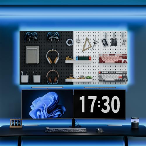 MULSAME Wall Mounted Pegboard Organizer Kit