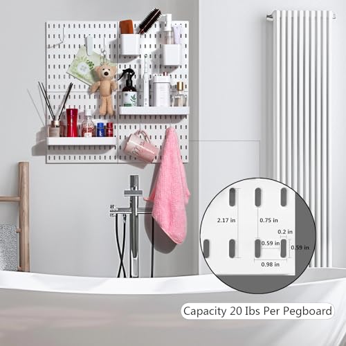 Zoeynex Modular Pegboard Organizer Kit with Accessories
