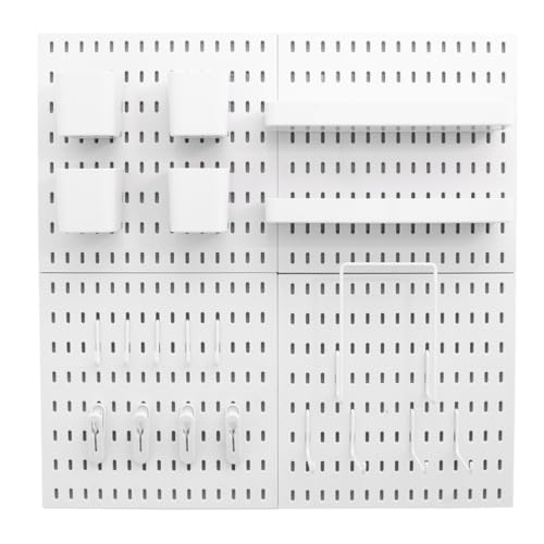 MULSAME Wall Mounted Pegboard Organizer Kit