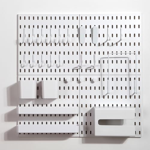 Zoeynex Modular Pegboard Organizer Kit with Accessories