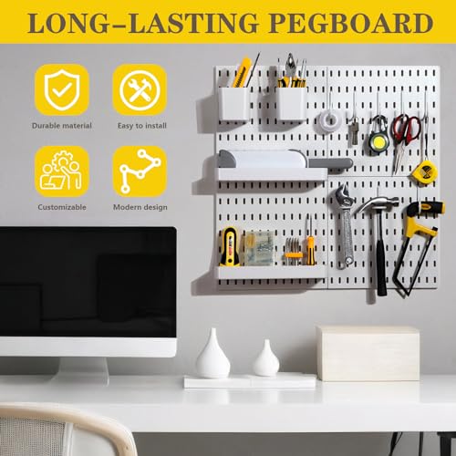 Zoeynex Modular Pegboard Organizer Kit with Accessories