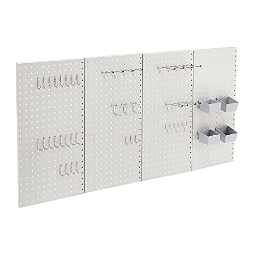 Metal Pegboard Kit - Rust and Scratch Resistant