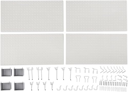 Metal Pegboard Kit - Rust and Scratch Resistant