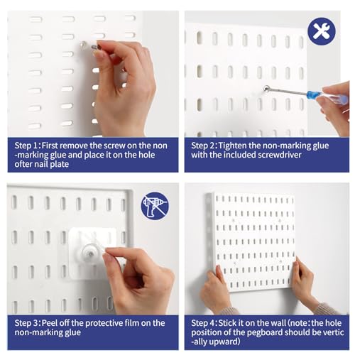 Nafenai Modular Pegboard Organizer Kit with Accessories