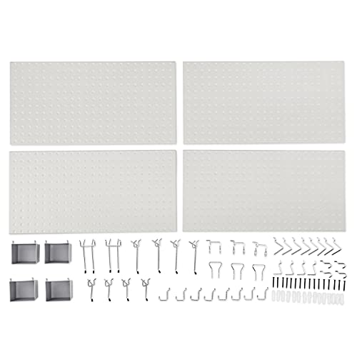 Metal Pegboard Kit - Rust and Scratch Resistant