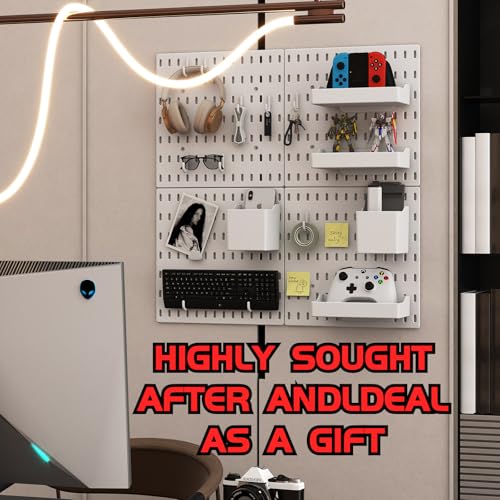 Nafenai Modular Pegboard Organizer Kit with Accessories