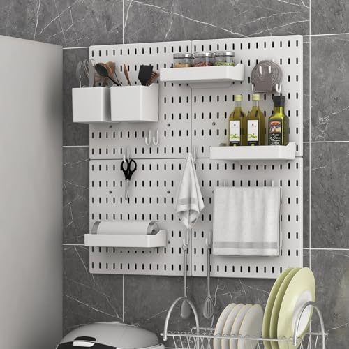 Nafenai Modular Pegboard Organizer Kit with Accessories