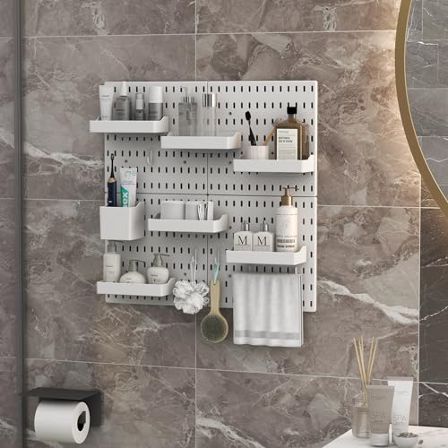Nafenai Modular Pegboard Organizer Kit with Accessories