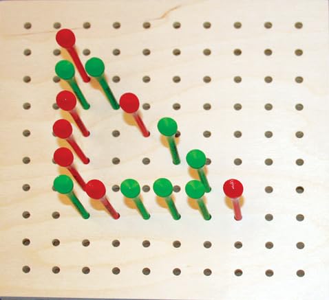IneVibe Pegboards for Wall Display - 4 Piece Wooden Organizer & Holder for Craft Accessories, Nerf Guns, Jewelry, Games for Use in Kitchen, Garage, Office - 16 Pegs, 2 Shelves & Bag, 26x26 (Natural)
