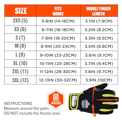 Insulated Freezer Gloves with Grip Palm & Touch Screen