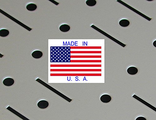 Wall Control 4 Foot Pegboard Sheets with Formed Edges Pegboard – Two Pack of 16in x 48in Metal Pegboard Panels